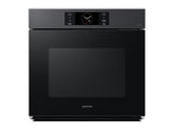 Bespoke 30" Matte Black Single Wall Oven with AI Pro Cooking™ Camera