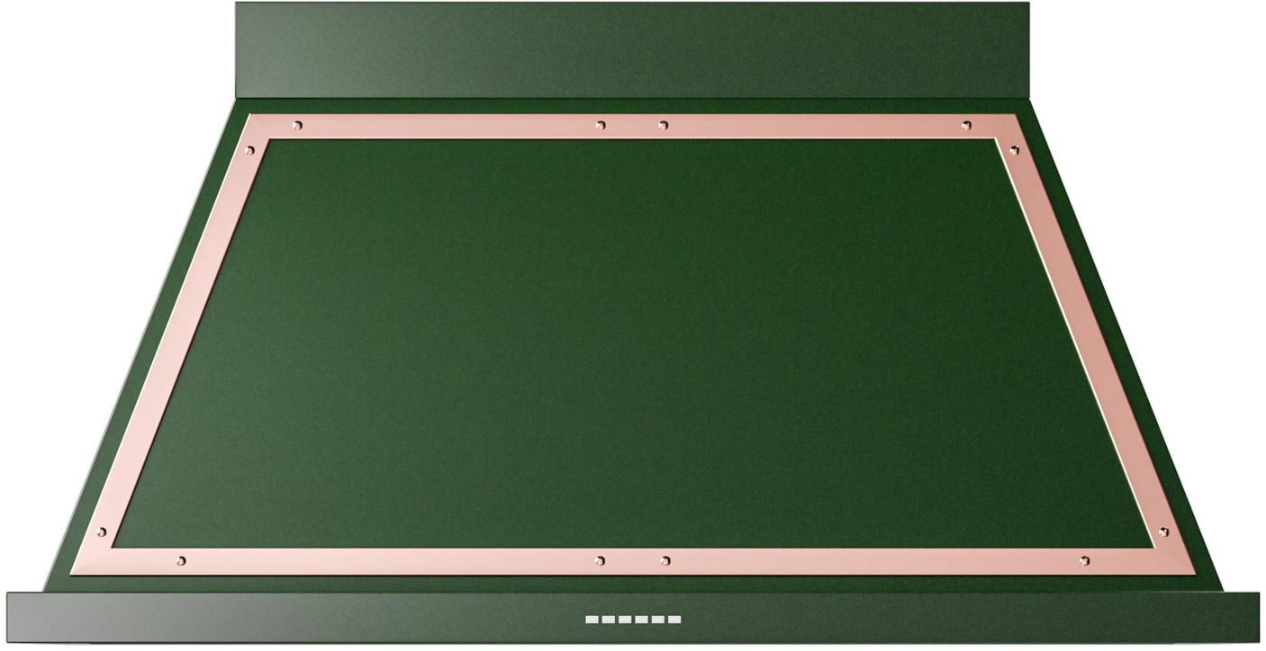 ILVE UANB48EGP Nostalgie 48" Hood in Emerald Green with Copper trim