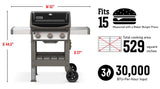 Spirit II E-310 Gas Grill (Liquid Propane) - Black