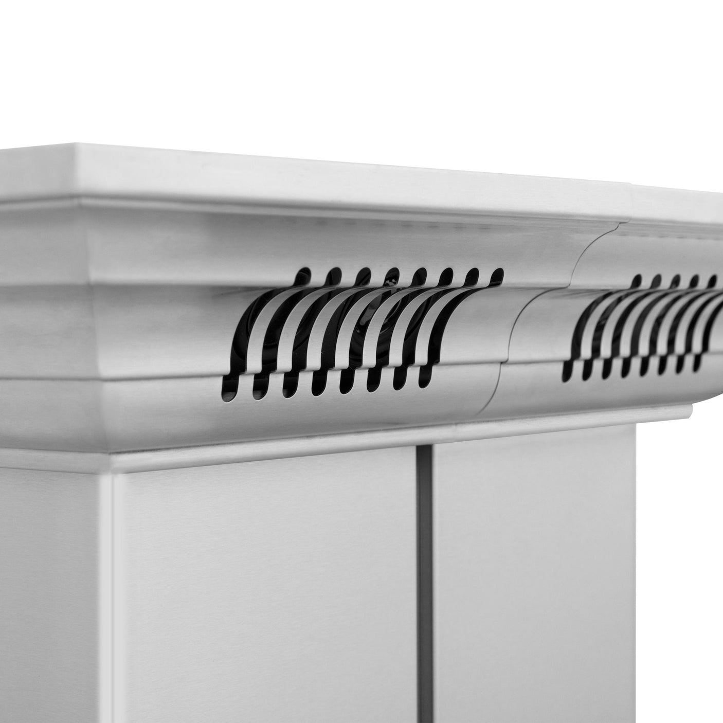 ZLINE Island Mount Range Hood in Stainless Steel with Built-in ZLINE CrownSound Bluetooth Speakers (GL5iCRN-BT)