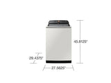 5.5 cu. ft. Extra-Large Capacity Smart Top Load Washer with Auto Dispense System in Ivory