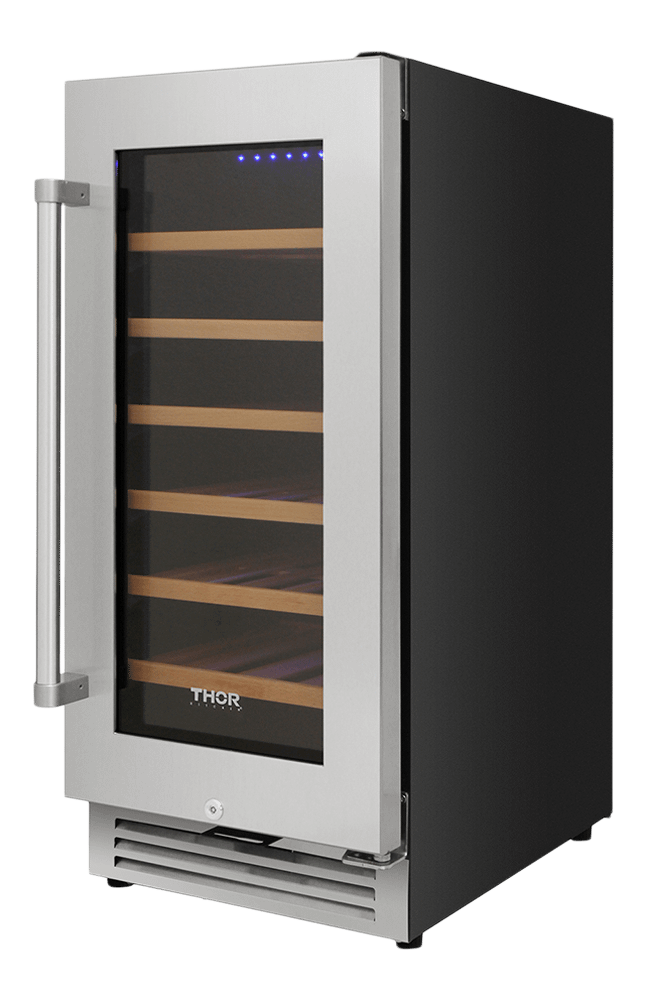 Thor Kitchen 15-inch Single Zone Wine Cooler, 33 Wine Bottle Capacity - Model Twc1501