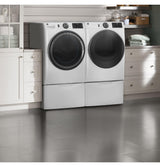 GE® ENERGY STAR® 7.8 cu. ft. Capacity Smart Front Load Gas Dryer with Steam and Sanitize Cycle