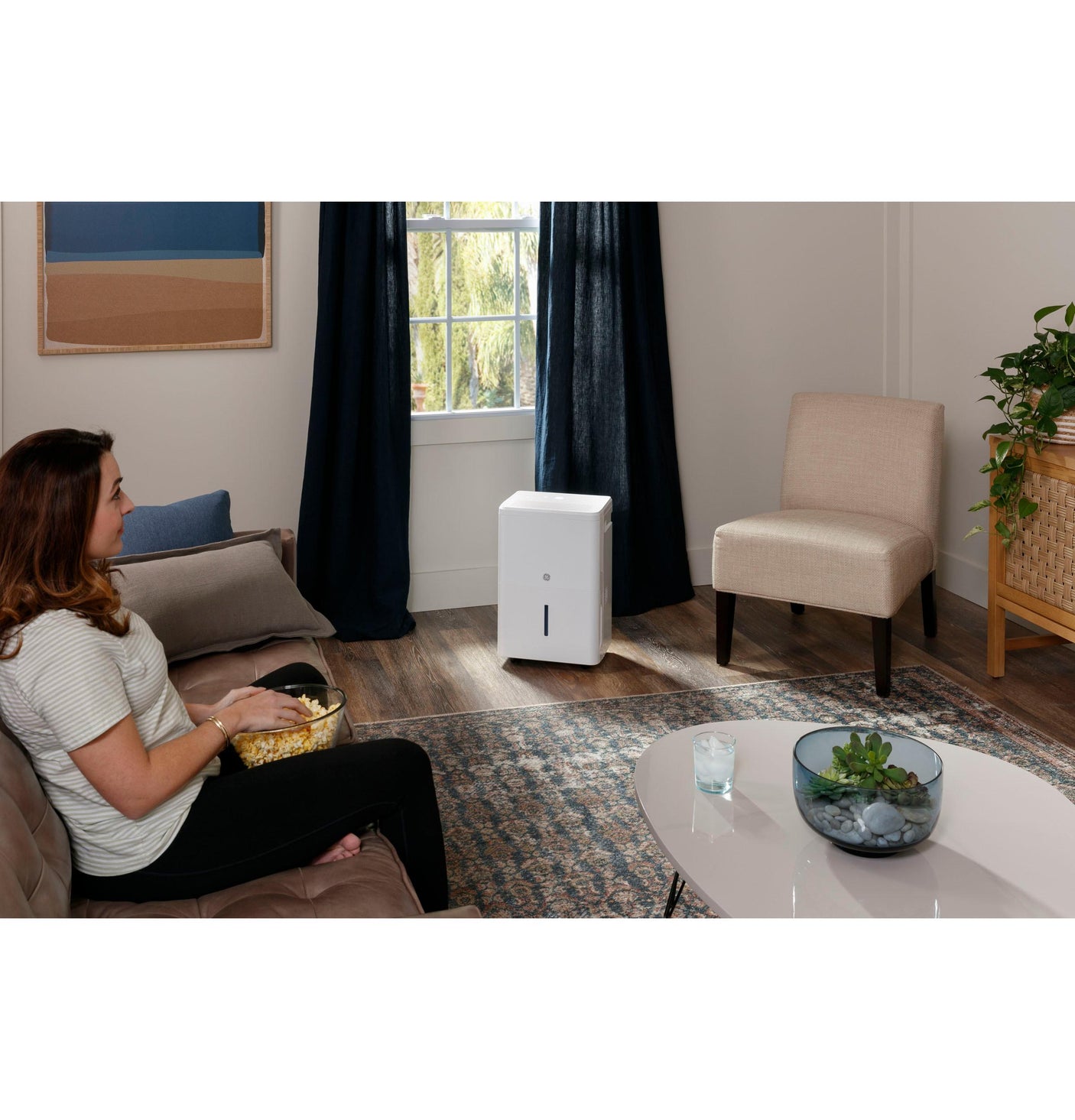 GE® ENERGY STAR® 35 Pint Portable Dehumidifier for Very Damp Spaces