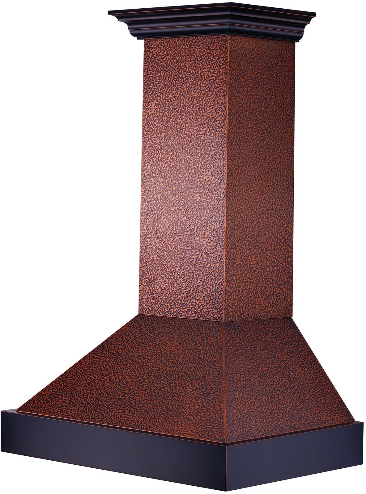 ZLINE 36" Designer Series Embossed Copper Finish Wall Range Hood (655-EBXXX-36)