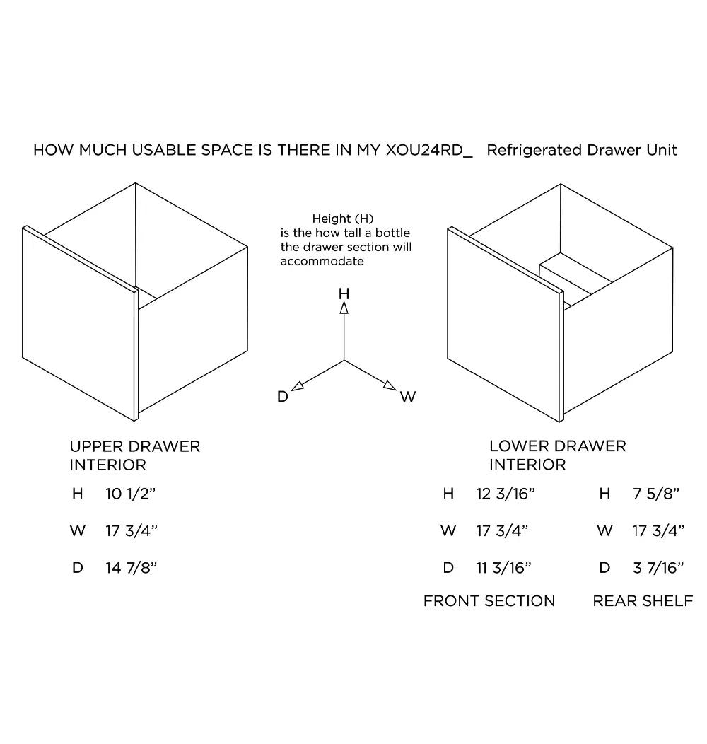 Refrigerated Drawers 24" Solid SS Drawer Front