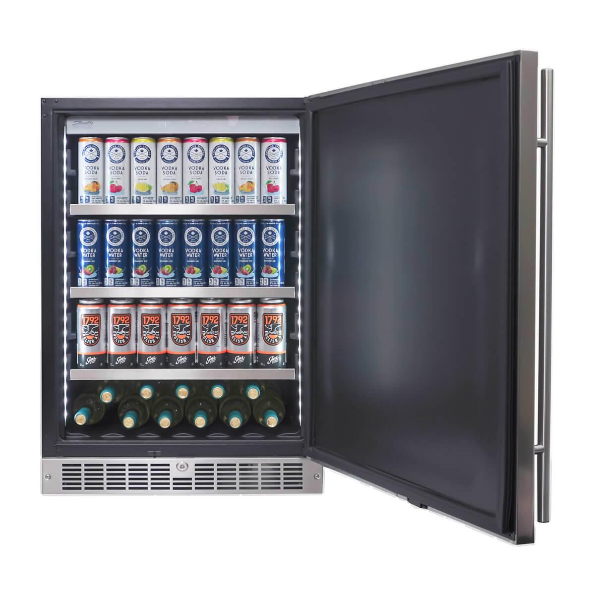 Silhouette 5.5 Cu. Ft. Built-in Fridge In Stainless Steel