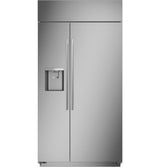 Monogram 42" Smart Built-In Side-by-Side Refrigerator with Dispenser