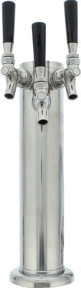 Presrv Kegerator Triple Tap Kit, SS, CO2