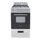 Avanti 20" Compact Gas Range Oven - White / 2.1 cu. ft.