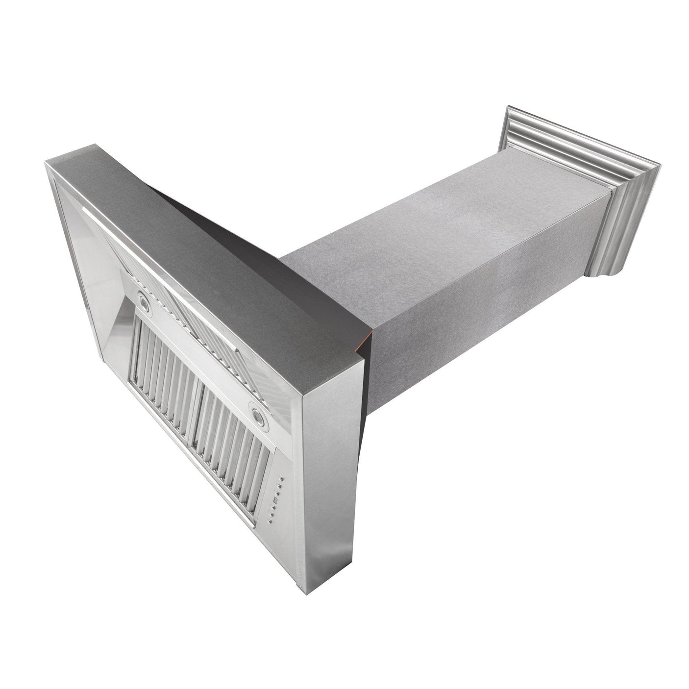 ZLINE Ducted DuraSnow Stainless Steel Range Hood with Oil Rubbed Bronze Shell (8654ORB)