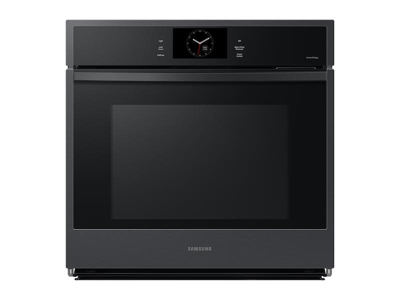 30" Single Wall Oven with Steam Cook in Matte Black