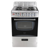 Avanti 24" Electric Range Oven with Framed Glass Door - White / 2.6 cu. ft.