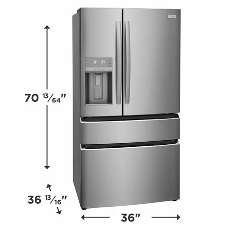 Frigidaire Gallery 26 Cu. Ft. Standard-Depth 4-Door French Door Refrigerator