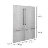 Refrigerator Panel in Fingerprint Resistant Stainless Steel (RPBIV-SN-60)