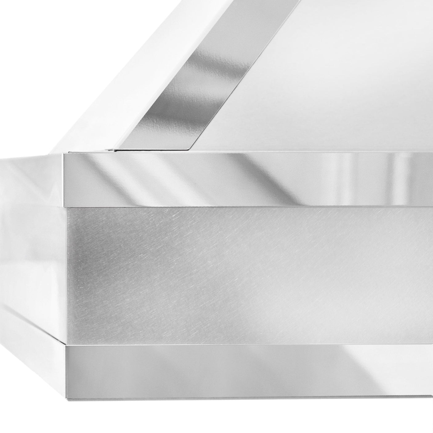 ZLINE Designer Series Wall Mount Range Hood in DuraSnow Stainless Steel with Mirror Accents (655MR)