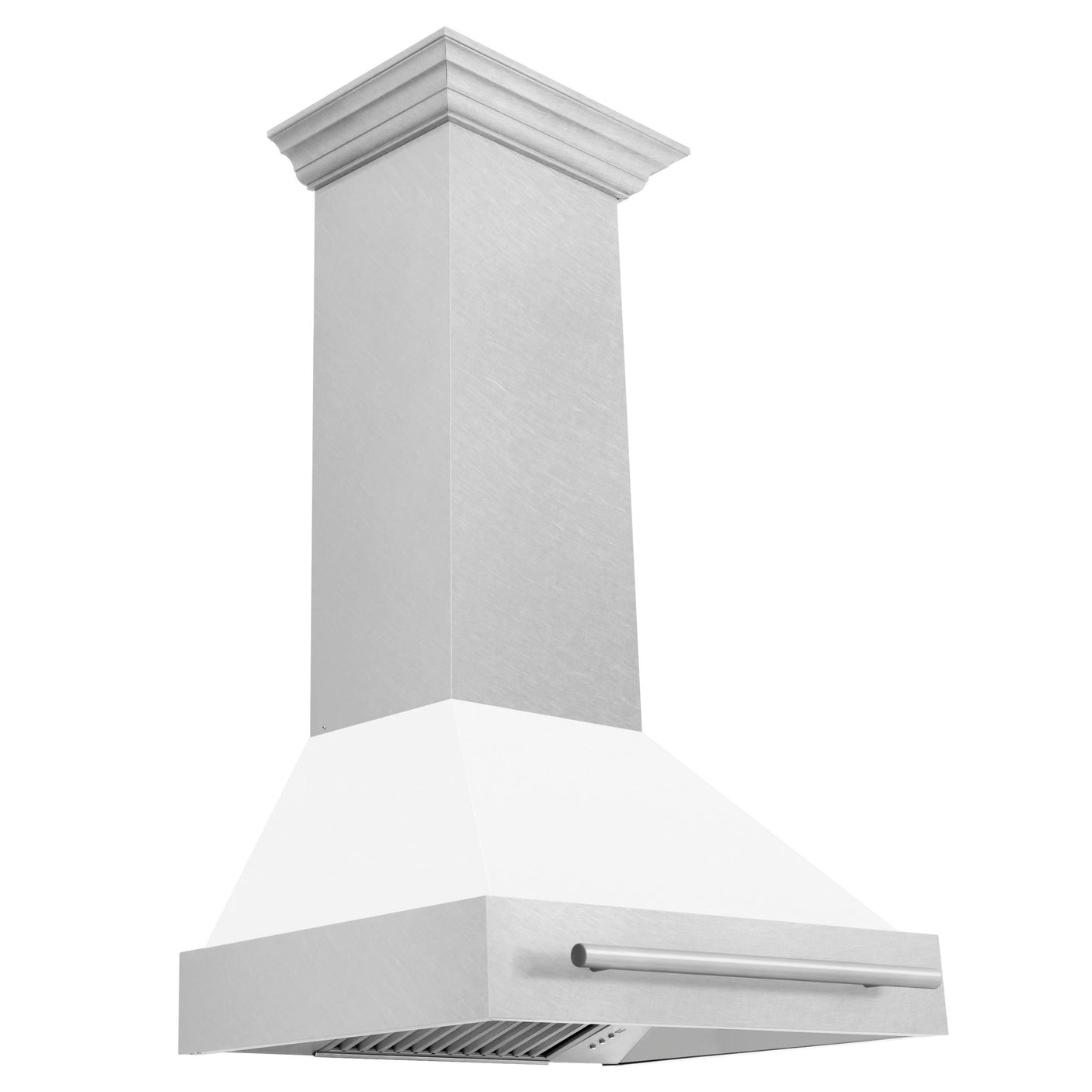 ZLINE 30 in. DuraSnow Stainless Steel Range Hood with Color Shell Options (8654SNX-30) [Color: Blue Gloss]