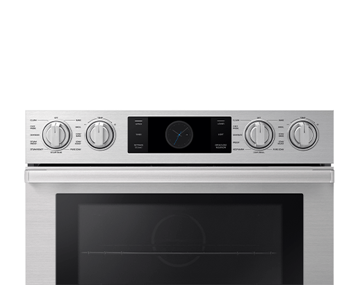 30" Steam-Assisted Double Wall Oven, Silver Stainless Steel