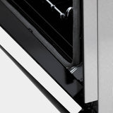 ZLINE 30" 4.0 cu. ft. Induction Range in DuraSnow with a 4 Element Stove and Electric Oven (RAINDS-30) [Color: Black Matte]