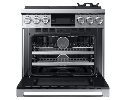 36" Pro Gas Range, Silver Stainless Steel, Natural Gas