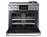 36" Pro Gas Range, Silver Stainless Steel, Natural Gas