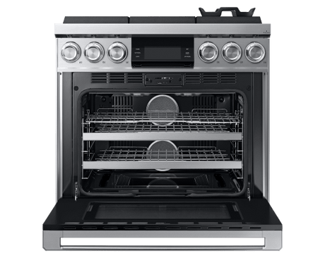 36" Pro Gas Range, Silver Stainless Steel, Natural Gas