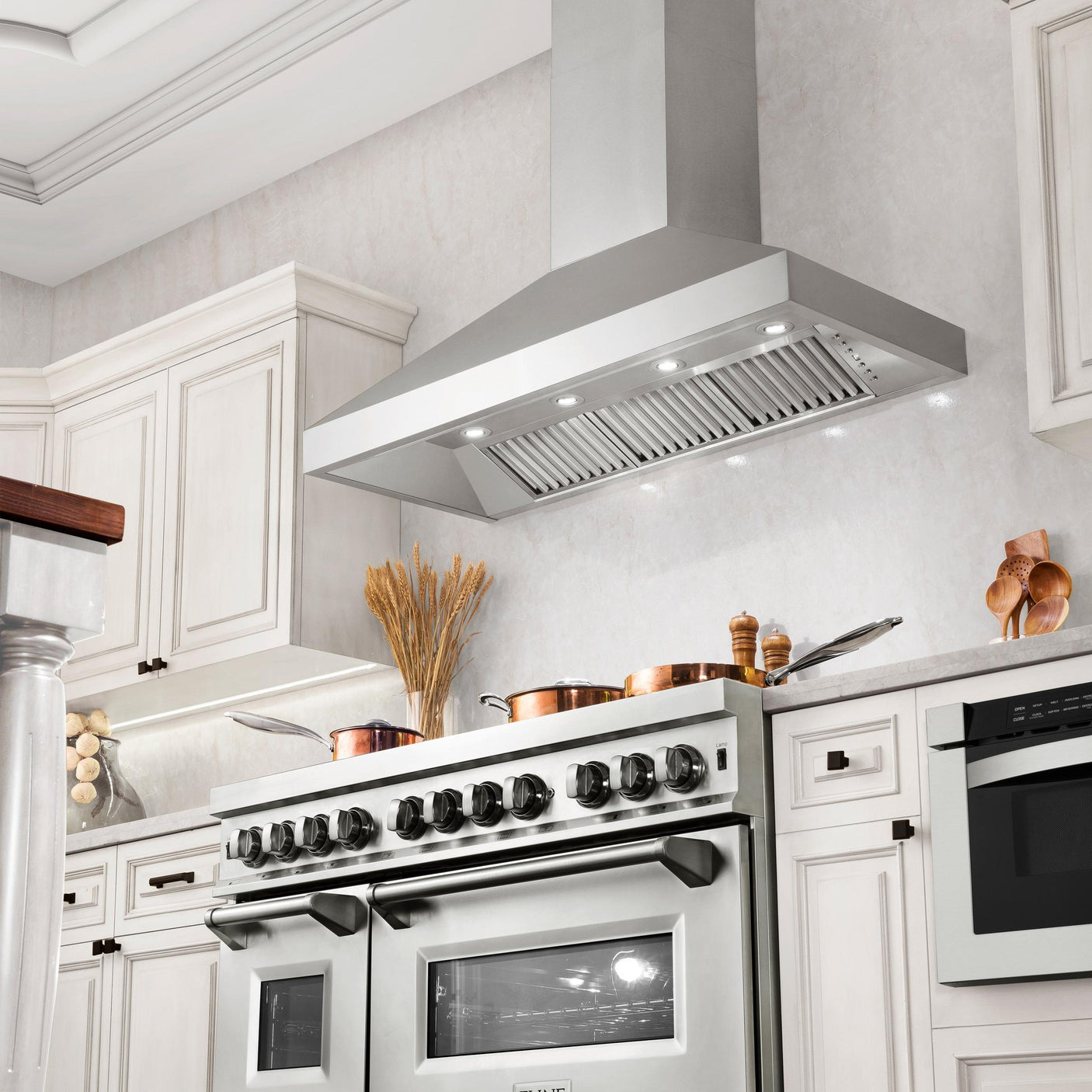 ZLINE Professional Convertible Vent Wall Mount Range Hood in Stainless Steel (597)