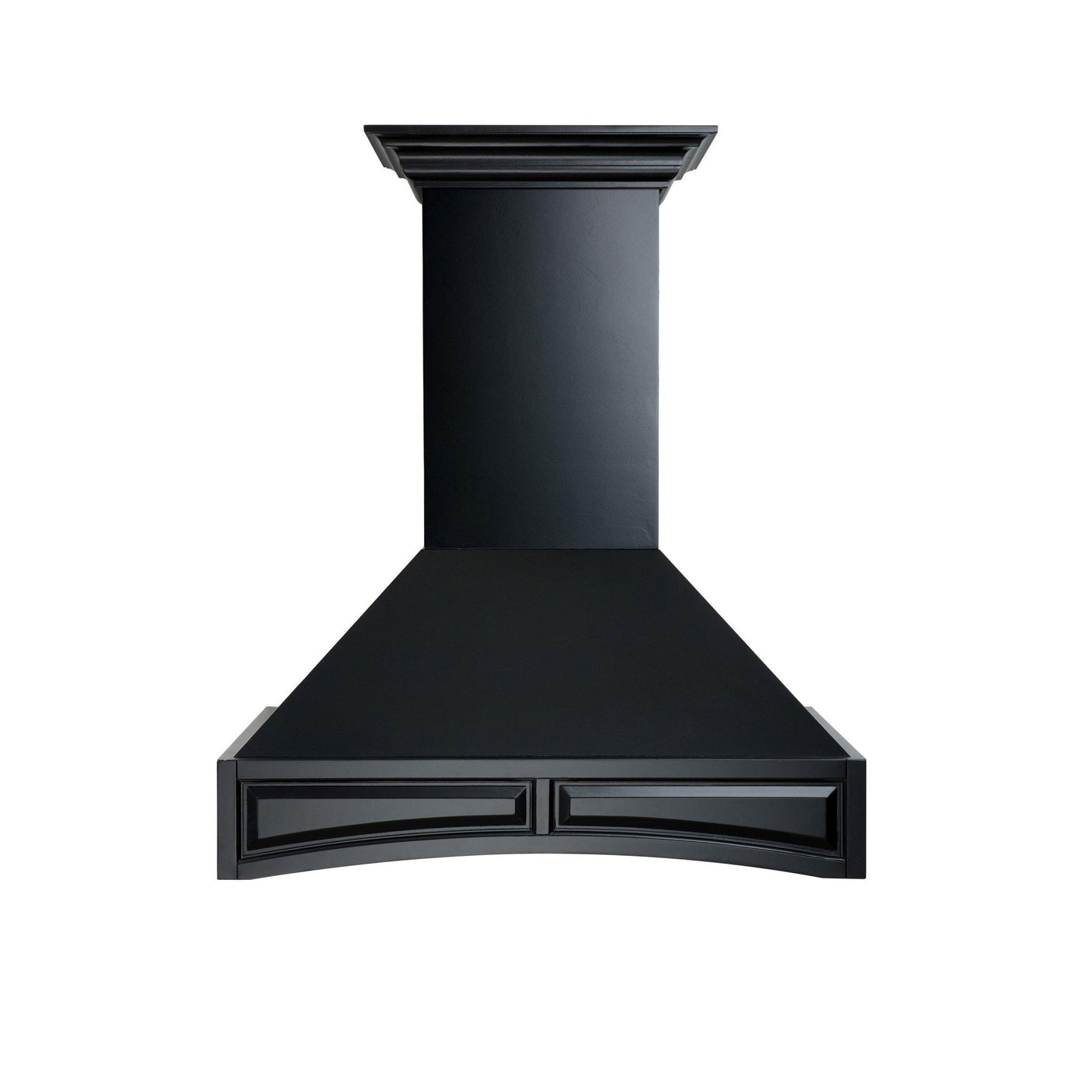 ZLINE Wooden Wall Mount Range Hood in Black - Includes Motor (321CC) [Size: 30 inch]