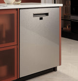 Café™ ENERGY STAR® Smart Stainless Steel Interior Dishwasher with Sanitize and Ultra Wash & Dual Convection Ultra Dry in Platinum Glass