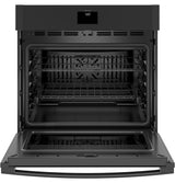 GE® 30" Smart Built-In Self-Clean Convection Single Wall Oven with Never Scrub Racks