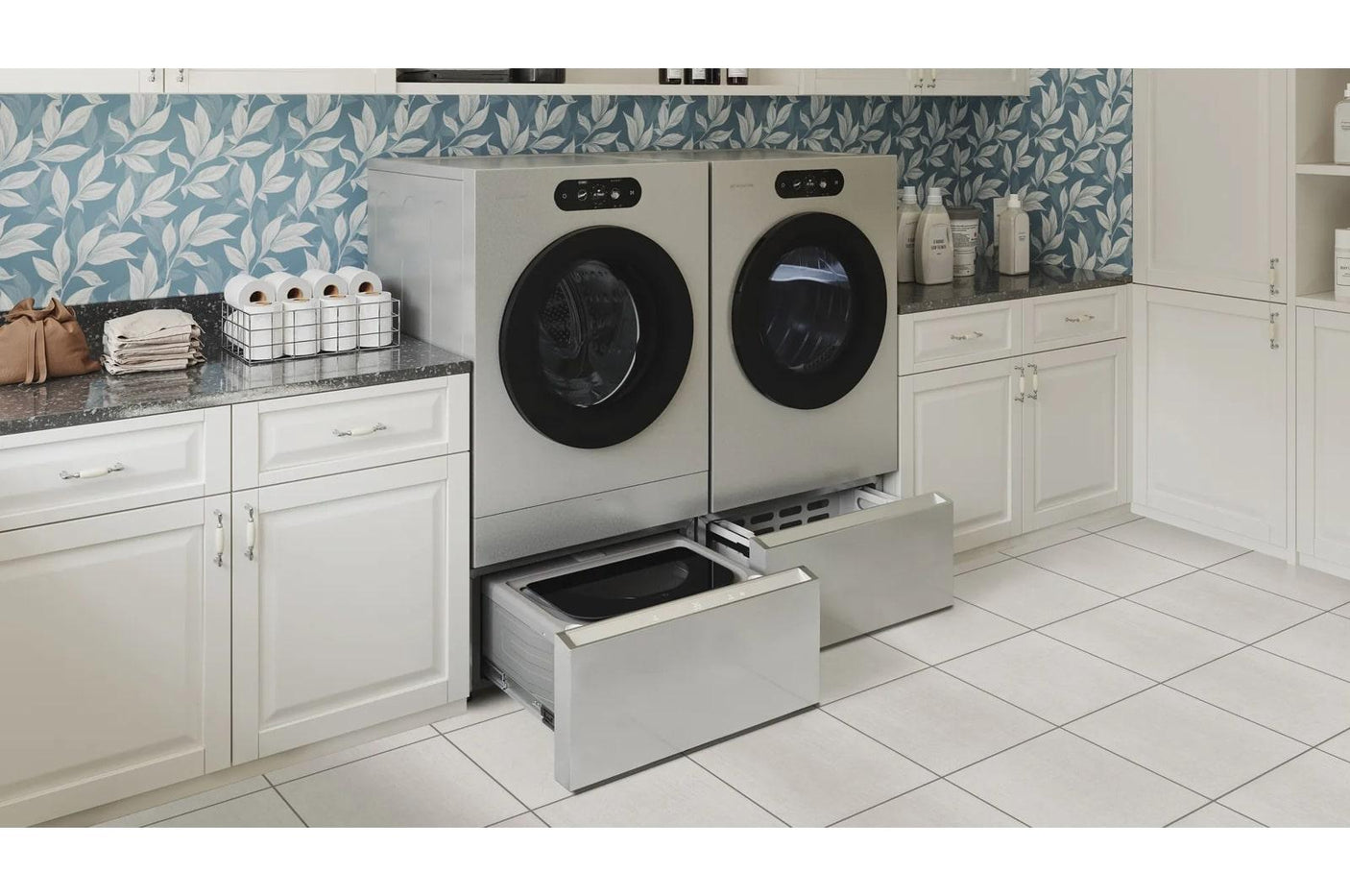 LG SIGNATURE 1.0 cu. ft. 29" SideKick™ Pedestal Washer, LG TWINWash™ Compatible