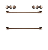 Café™ Front Control Induction Knobs and Handles - Brushed Copper