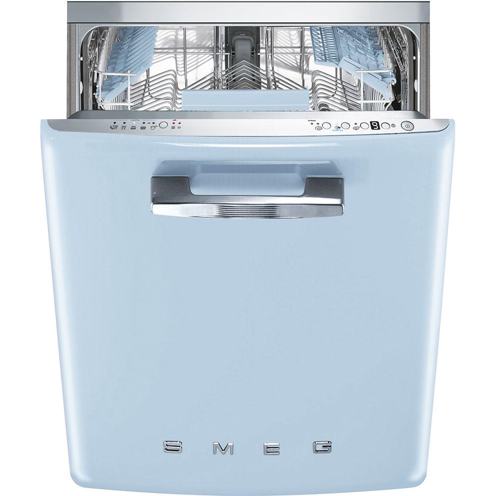 Approx 24" Pre-finished Dishwasher with 50'S Retro Style handle, Pastel blue