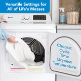 Avanti Front Load Electric Clothes Dryer, 7.0 cu. ft. Capacity - White / 7.0 cu. ft.