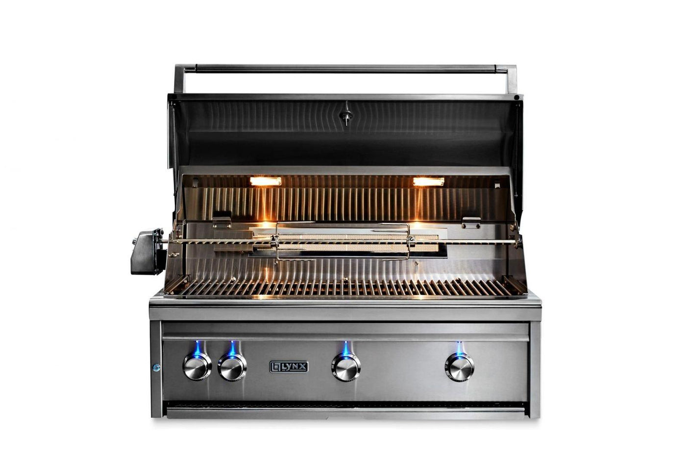 36" Built In All Trident™ Grill w/ Flametrak and Rotisserie - Limestone