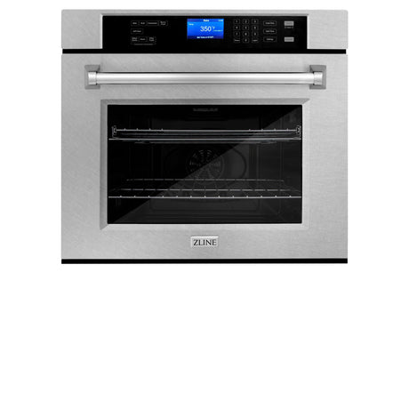 ZLINE 30" Professional Single Wall Oven with Self Clean and True Convection in Stainless Steel (AWS-30) [Color: ZLINE DuraSnow Stainless Steel ]