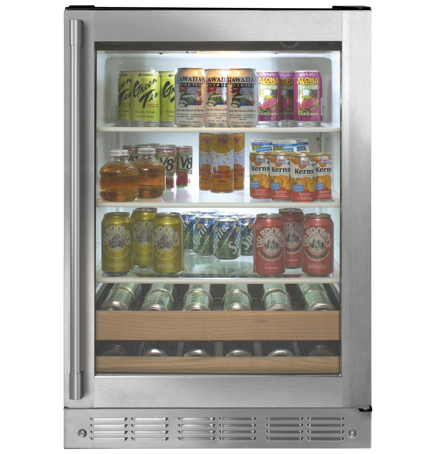 Monogram 24" Stainless Steel Beverage Center