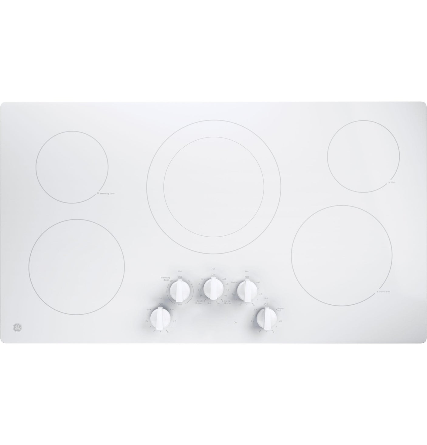 GE® 36" Built-In Knob Control Electric Cooktop