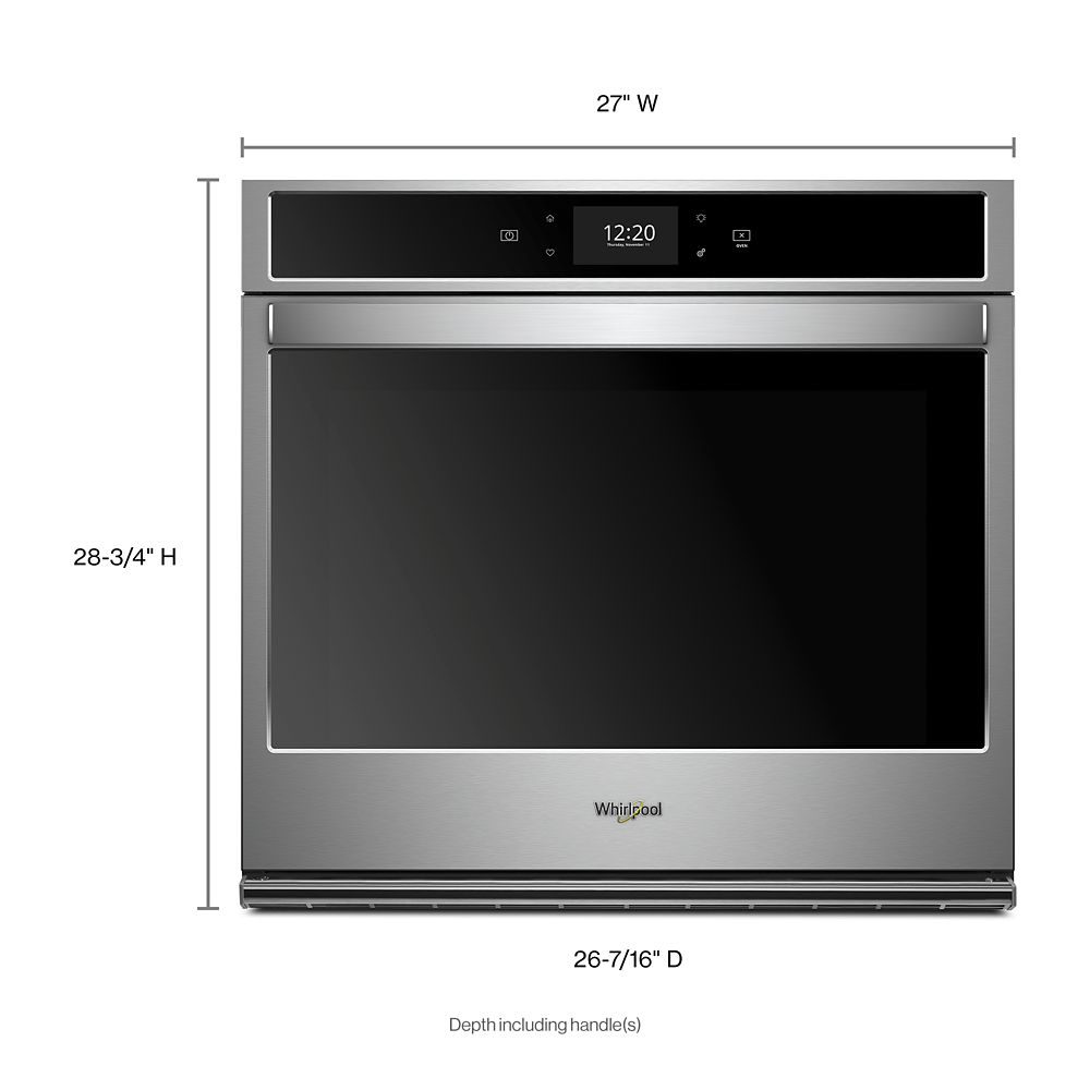 4.3 cu. ft. Smart Single Convection Wall Oven with Air Fry, when Connected