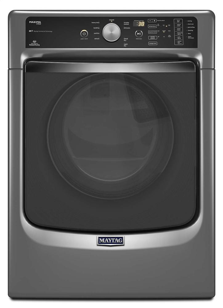 Maxima® Front Load Steam Electric Dryer with SoundGuard® Stainless Steel Dryer Drum - 7.3 cu. ft.