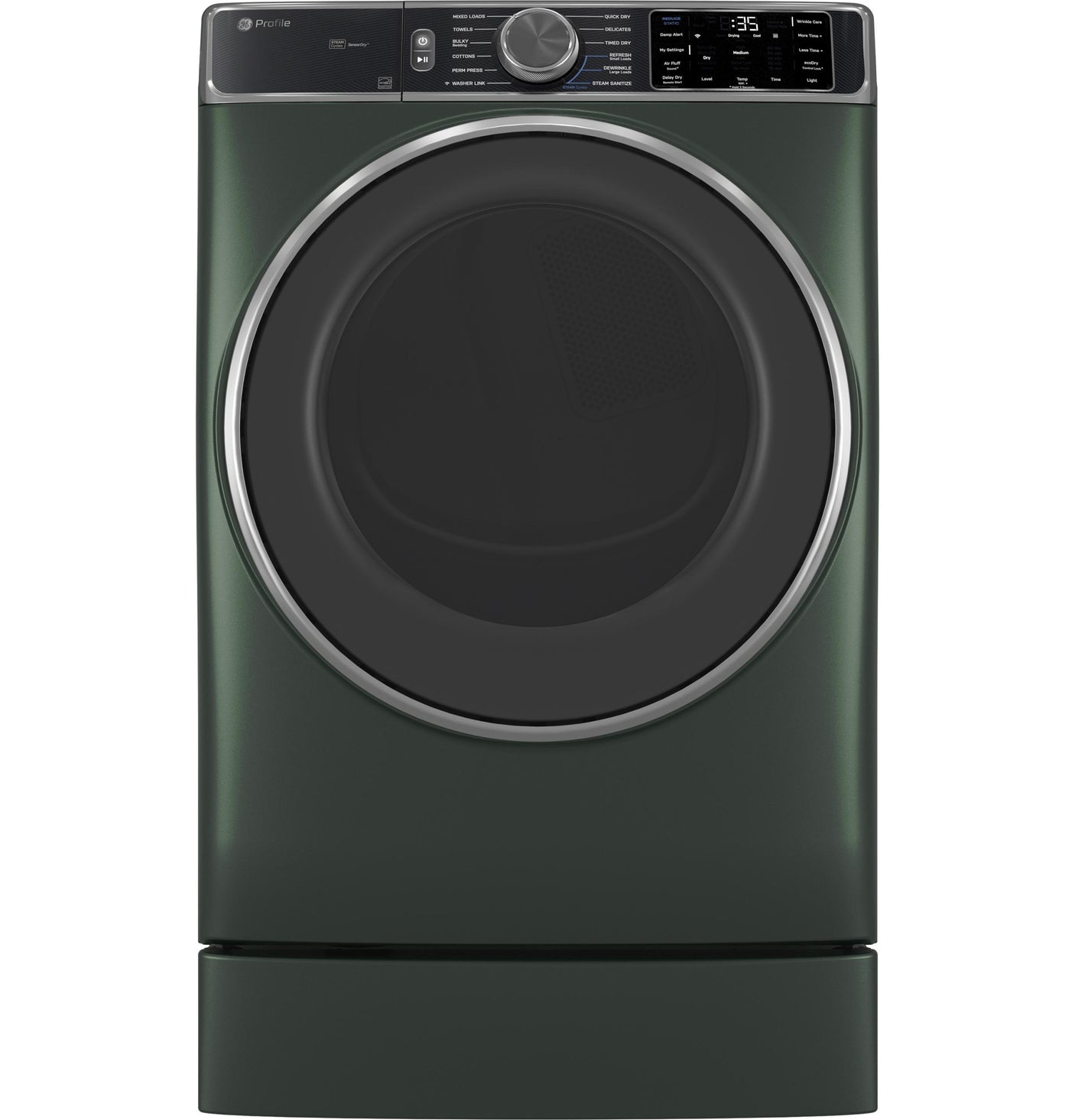 GE Profile™ ENERGY STAR® 7.8 cu. ft. Capacity Smart Front Load Electric Dryer with Steam and Sanitize Cycle