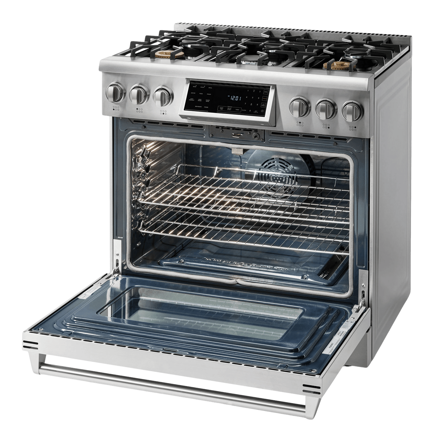 Thor Kitchen 36-inch Tilt Panel Gas Range - Professional - Model Trg3601