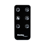 Danby Designer 22" Wall Mount Electric Fireplace in Black