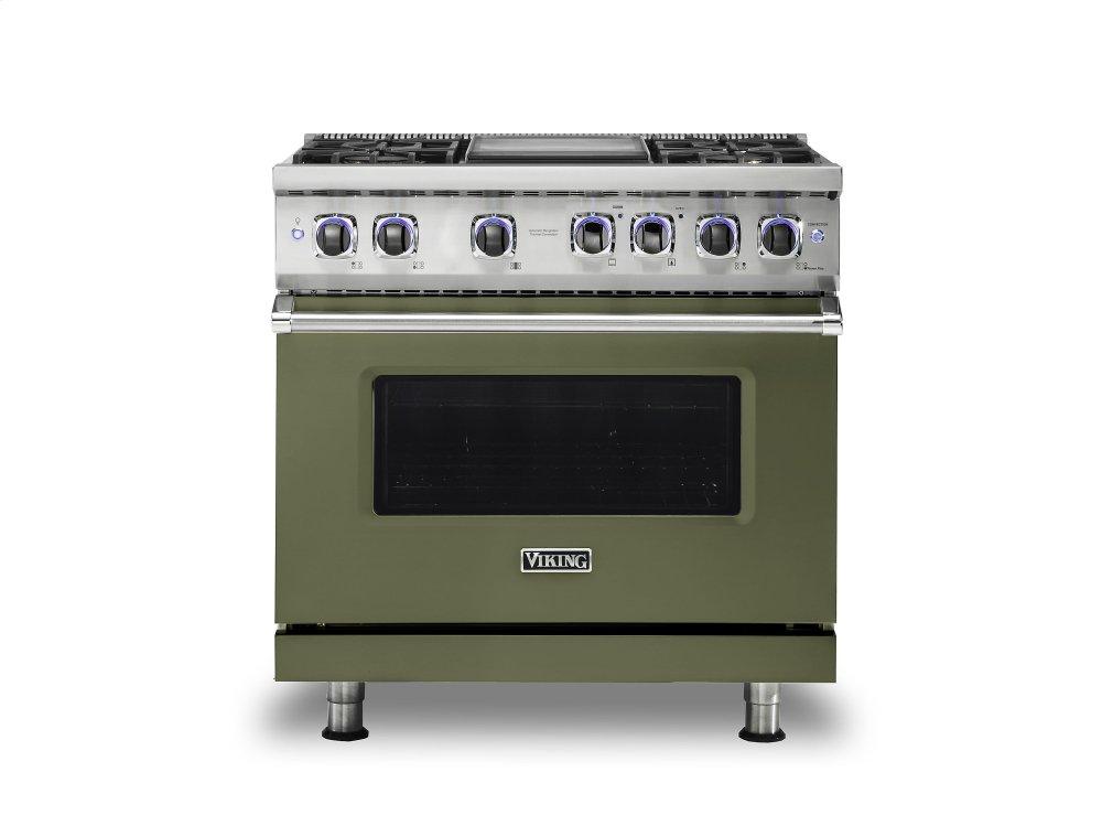 36" Sealed Burner Gas Range - VGR7362 Viking 7 Series