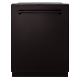 ZLINE 24" Monument Series 3rd Rack Top Touch Control Dishwasher with Stainless Steel Tub, 45dBa (DWMT-24) [Color: Oil Rubbed Bronze]