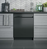 GE® ENERGY STAR® ADA Compliant Stainless Steel Interior Dishwasher with Sanitize Cycle