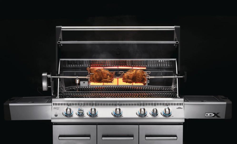 Commercial Grade Rotisserie Kit for Charcoal PRO Grill (PRO605CSS)