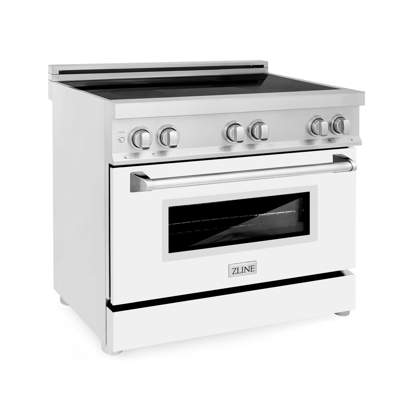 ZLINE 36" 4.6 cu. ft. Induction Range with a 4 Element Stove and Electric Oven in Stainless Steel (RAIND-36) [Color: DuraSnow®]