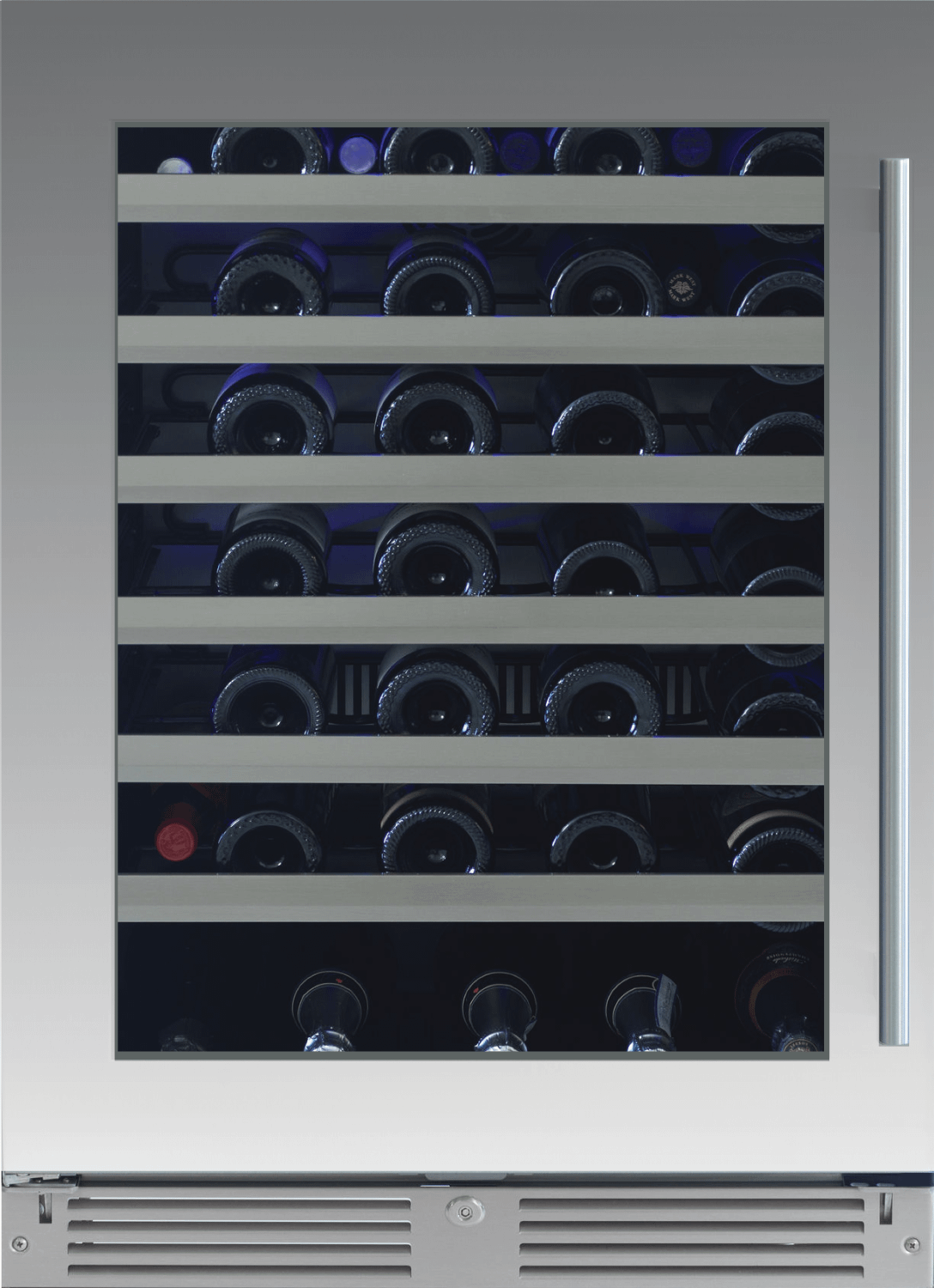 24" Wine Cooler 1 Zone SS Glass LH