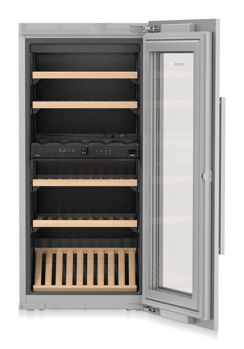 Built-in multi-temperature wine fridge